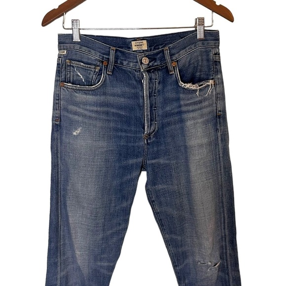 Citizens of Humanity Liya High Rise Classic Fit Crop Jeans - Picture 4 of 15